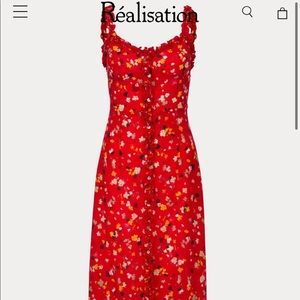 Realisation Par The Juliet Dress in Rouge Fleur